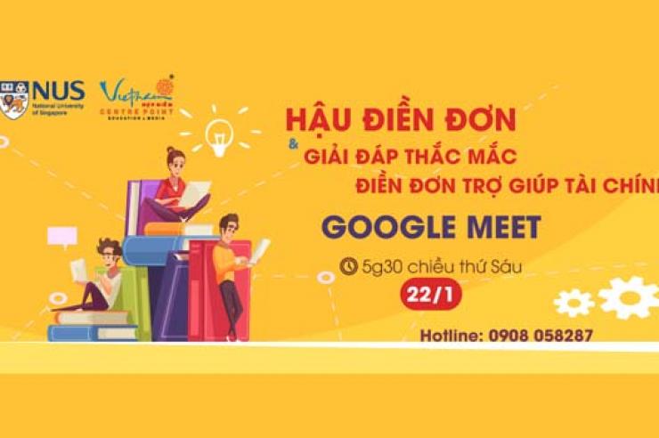 22/1: HẬU ĐIỀN ĐƠN & GIẢI ĐÁP THẮC MẮC ĐIỀN ĐƠN TRỢ GIÚP TÀI CHÍNH QUA GOOGLE MEET