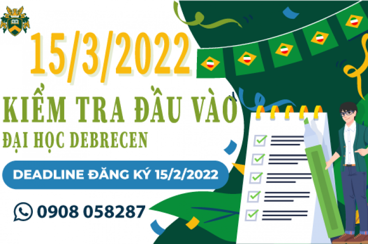 15/2/22:  HẠN CHÓT ĐĂNG KÝ DỰ TUYỂN MEDICAL ĐH DEBRECEN