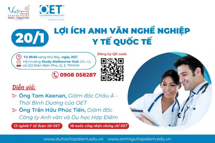 Du học y tế - Lợi ích từ tiếng anh chuyên môn?