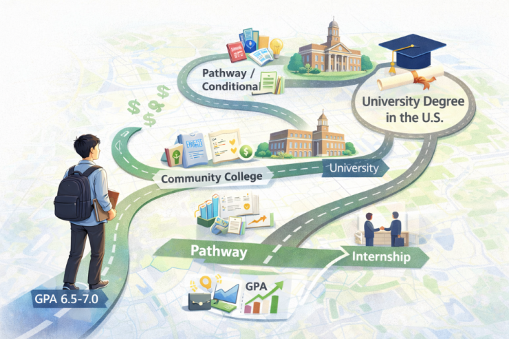GPA 6.5 – 7.0 có còn cửa du học Mỹ 2026 không?