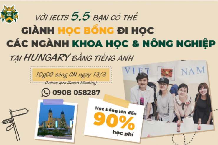 HỌC BỔNG CÁC NGÀNH KHOA HỌC & NÔNG NGHIỆP TẠI ĐẠI HỌC DEBRECEN HUNGARY