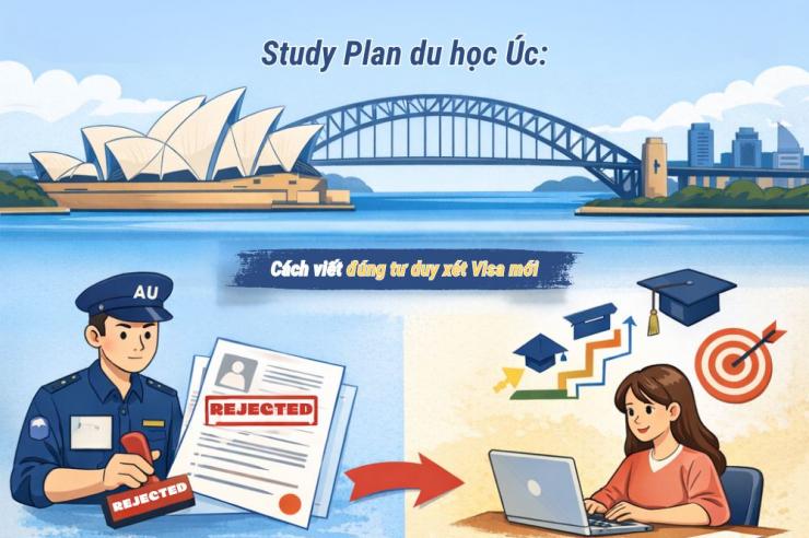Study Plan du học Úc: Cách viết đúng tư duy xét visa mới