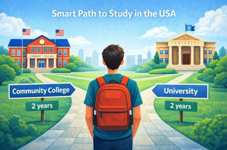 Du học Mỹ thông minh: Lộ trình Community College lên Đại học