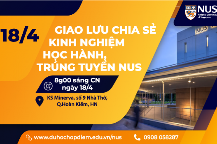 18/4 HN: GIAO LƯU CHIA SẺ KINH NGHIỆM HỌC HÀNH THỰC TẬP NUS