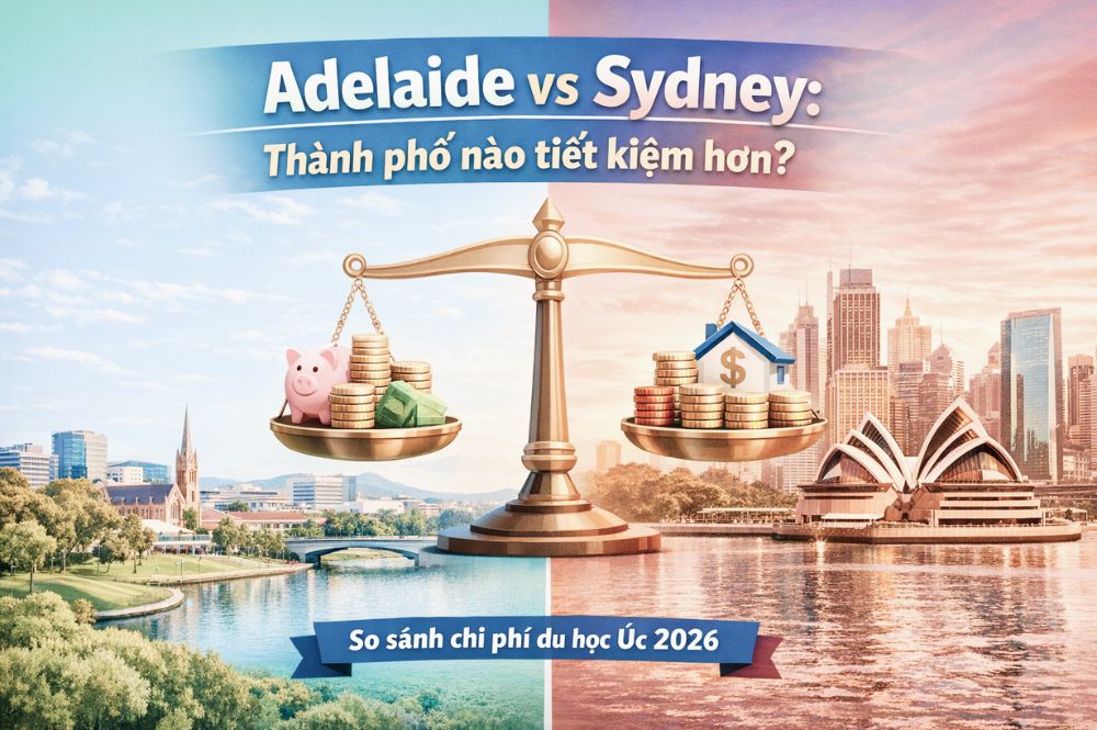 Du học Úc: Adelaide hay Sydney tiết kiệm hơn? So sánh chi phí