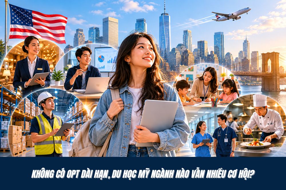 Không có OPT dài hạn, du học Mỹ ngành nào vẫn nhiều cơ hội?