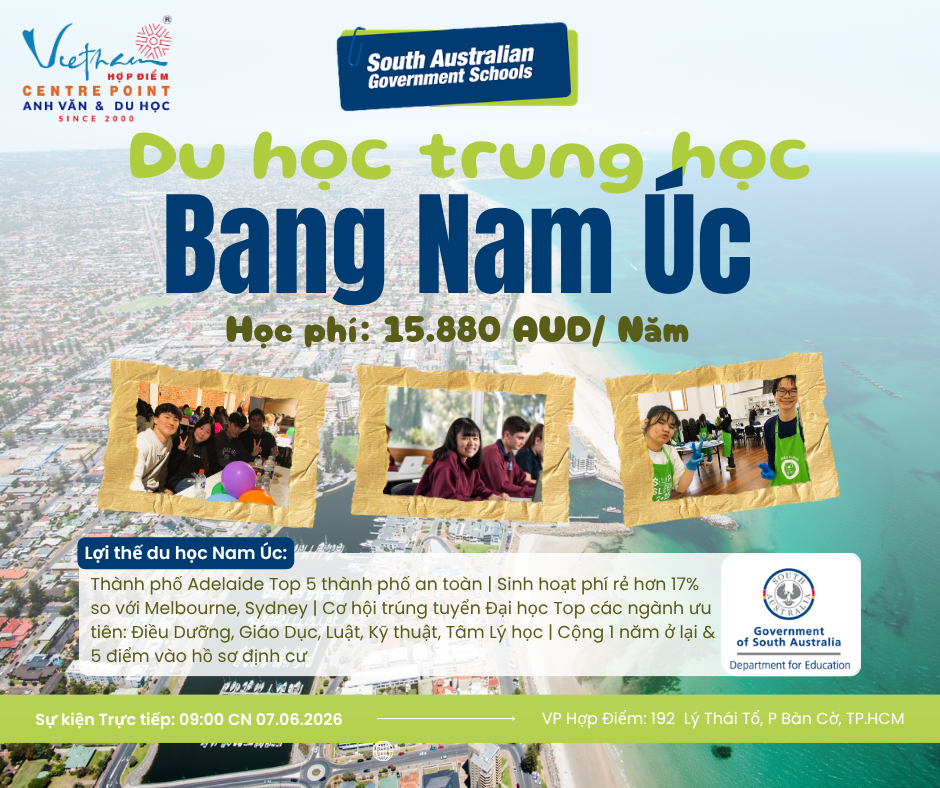 SỰ KIỆN DU HỌC TRUNG HỌC CÔNG LẬP NAM ÚC: LÀM CHỦ AI & STEM TỪ SỚM