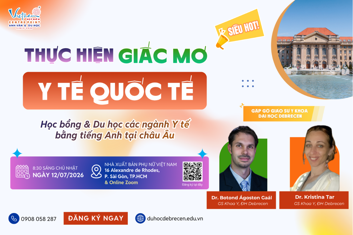 Du học ngành Y tại Hungary: Gặp gỡ Giáo sư Đại học Debrecen và tìm hiểu cơ hội học bổng châu Âu