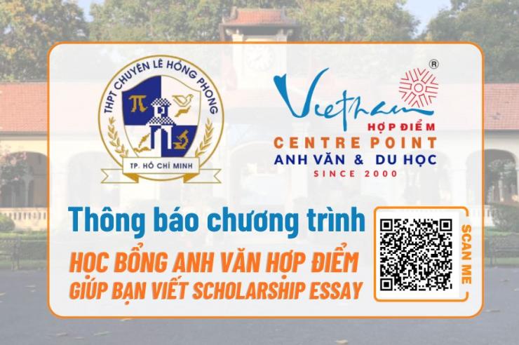 Học Bổng Viết Luận Cho Học Sinh Lê Hồng Phong Mới Nhất