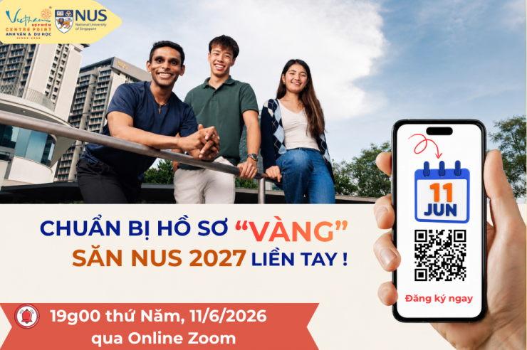 Bí quyết săn học bổng đại học NUS 2027 cùng Hợp Điểm