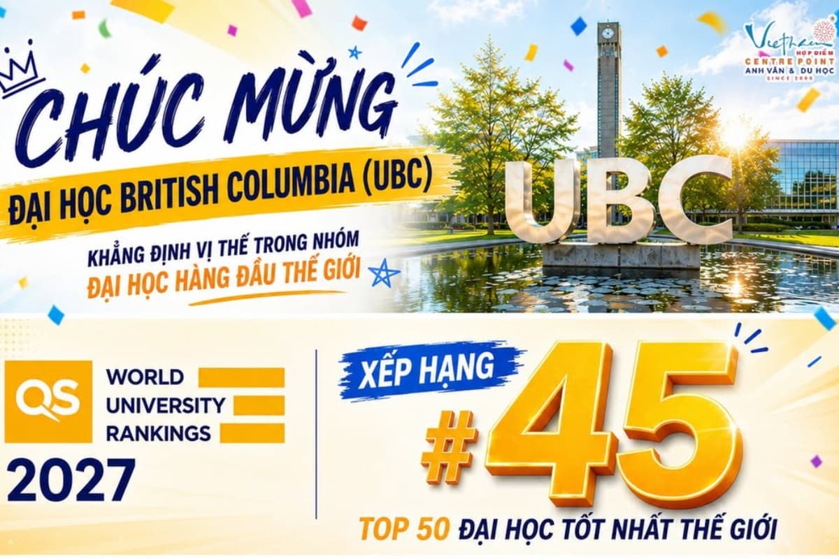 UBC giữ vững vị trí 45 bảng xếp hạng Đại học hàng đầu thế giới QS 2027