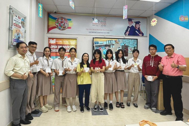 Ứng viên dự tuyển học bổng Anh văn và tư vấn du học Hợp Điểm