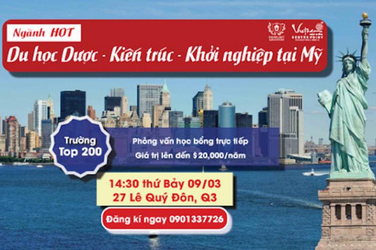 Du Học Dược – Kiến Trúc – Khởi Nghiệp Tại Mỹ: Ngành HOT Trường TOP 200