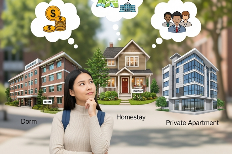 Ký Túc Xá, Homestay, Thuê Ngoài - Lựa Chọn Nào Phù Hợp khi du học Mỹ