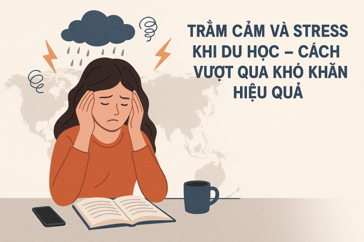 Trầm cảm và Stress khi Du Học – Cách Vượt Qua Khó Khăn Hiệu Quả