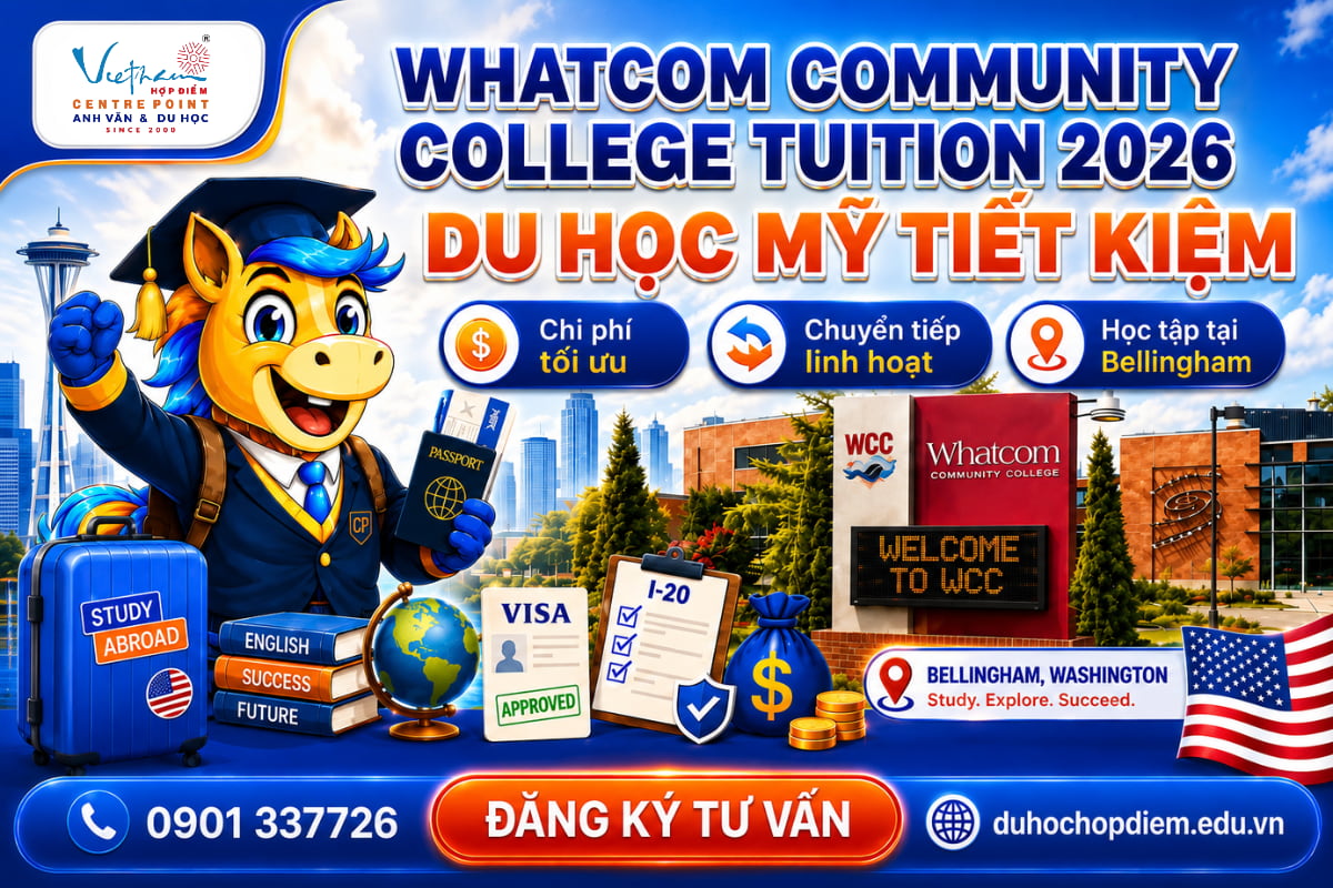 Whatcom Community College Tuition 2026 dành cho sinh viên quốc tế