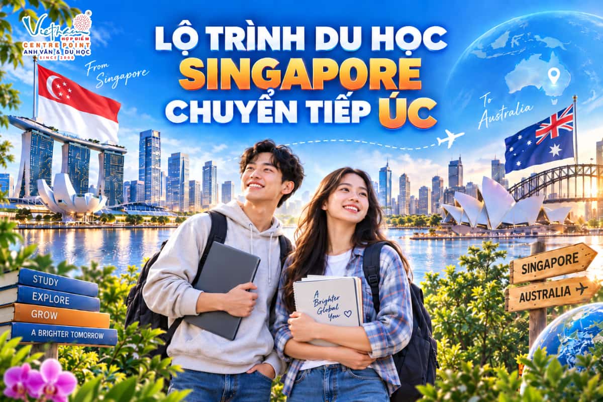 Lộ trình du học Singapore chuyển tiếp Úc