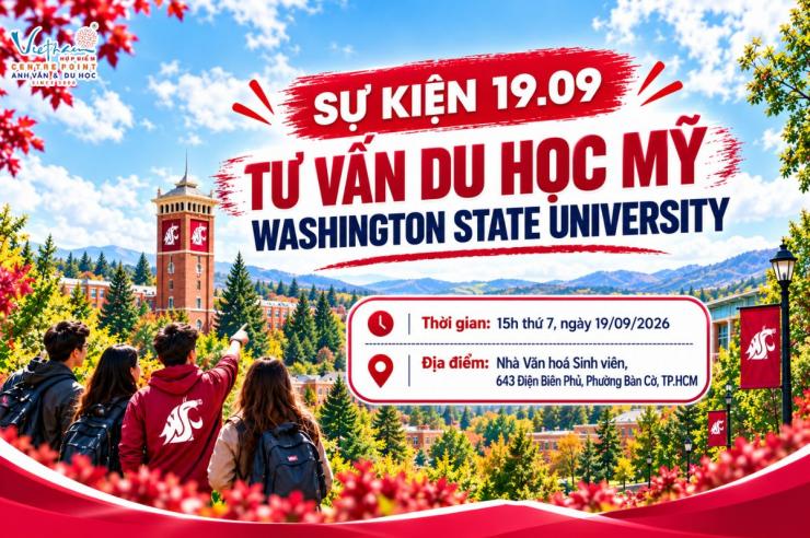 Du học Washington State University học bổng lên đến 4.000 USD/năm