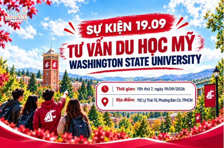 Du học Washington State University học bổng lên đến 4.000 USD/năm