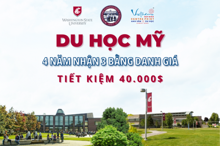 Du học Mỹ tiết kiệm cùng Whatcom CC & Washington State University