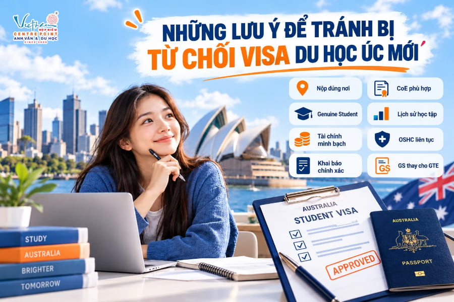Lưu ý khi gia hạn visa du học Úc