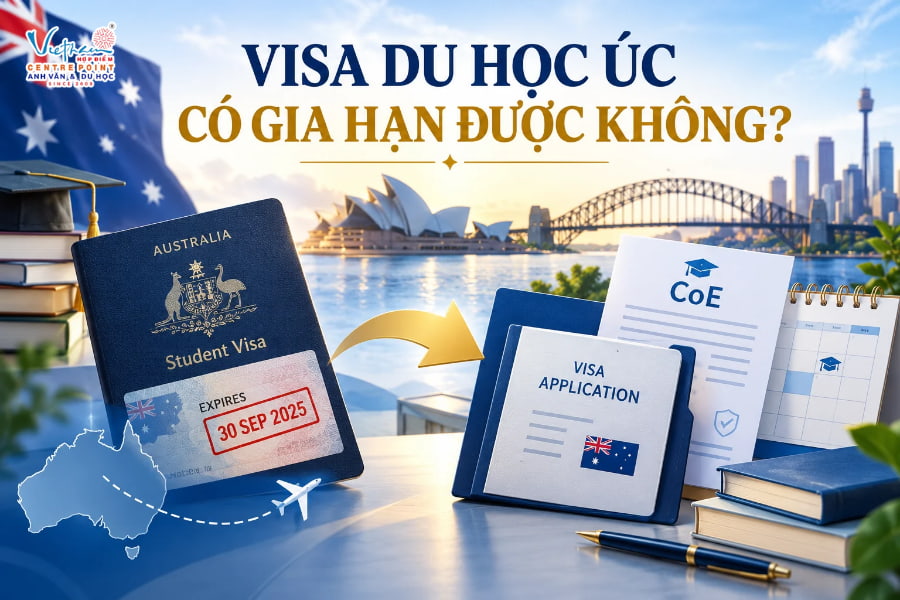 Gia hạn visa du học Úc