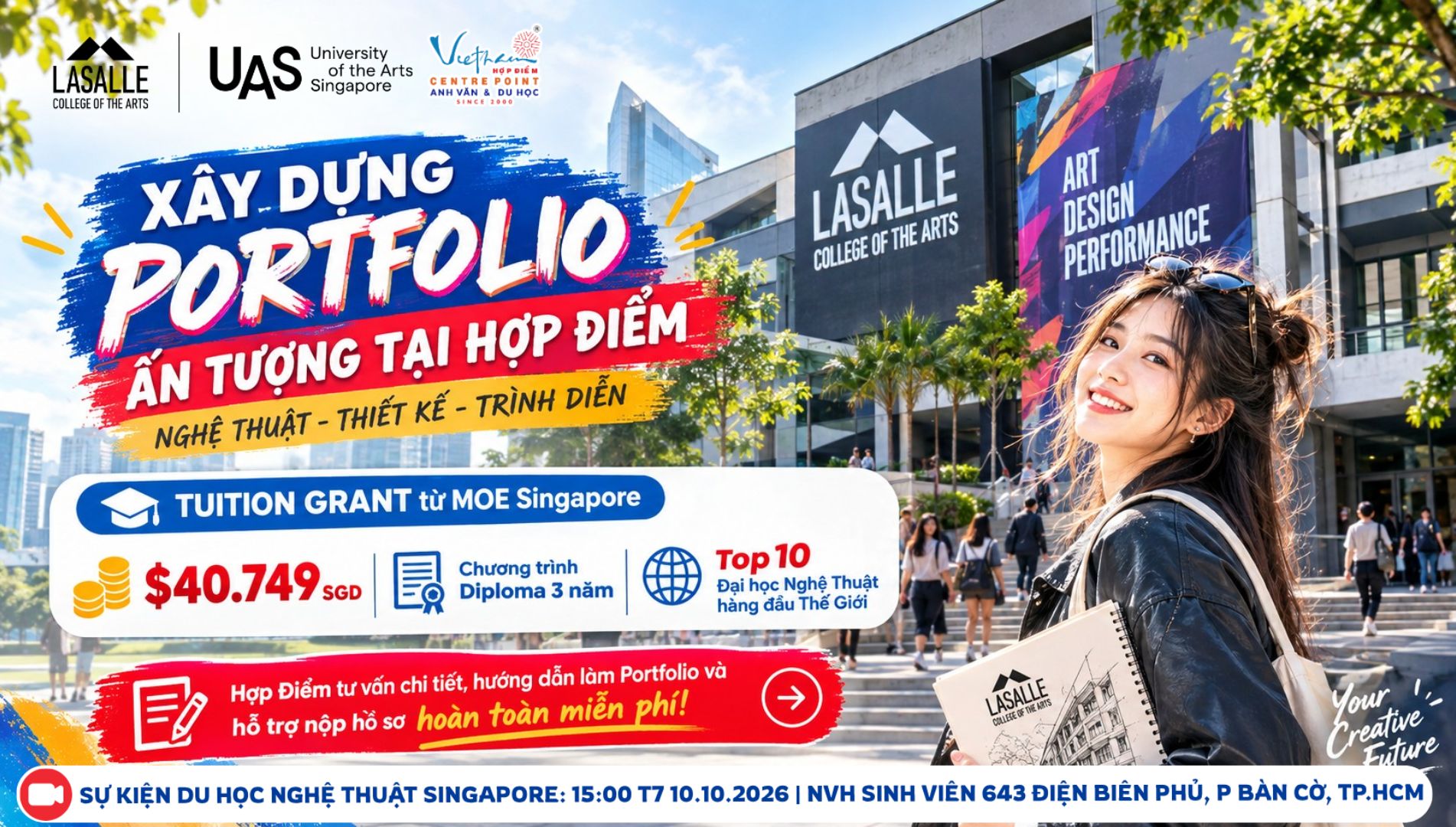 Sự kiện du học nghệ thuật Lasalle