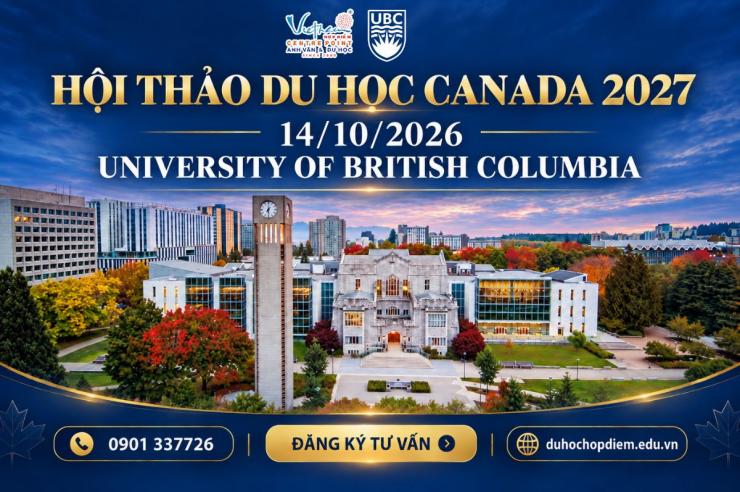 Sự kiện 14/10: Du học Canada cùng University of British Columbia