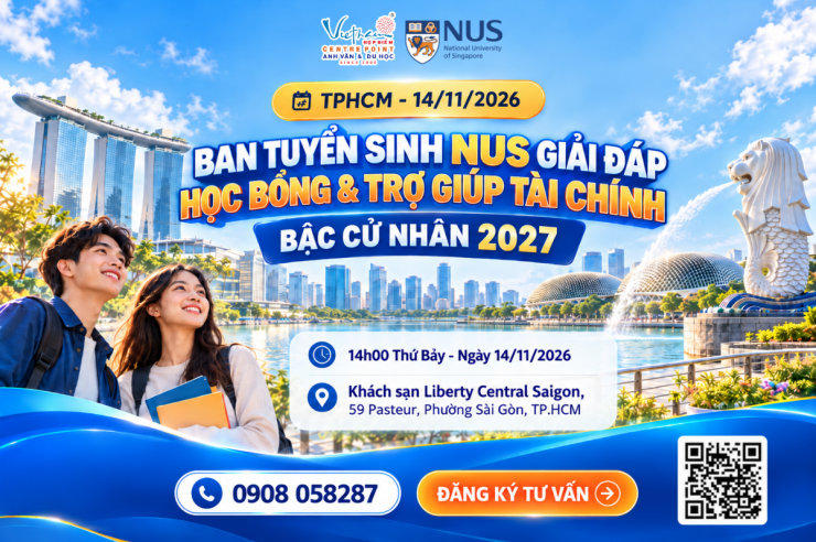 Sự kiện NUS 14/11 tại TP.HCM : Cơ hội học bổng và trợ giúp tài chính 2027