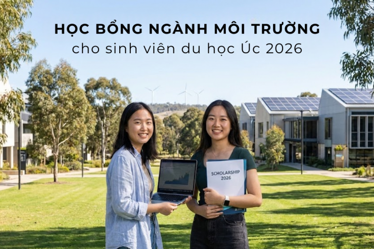 Học Bổng Ngành Môi Trường cho sinh viên du học Úc 2026