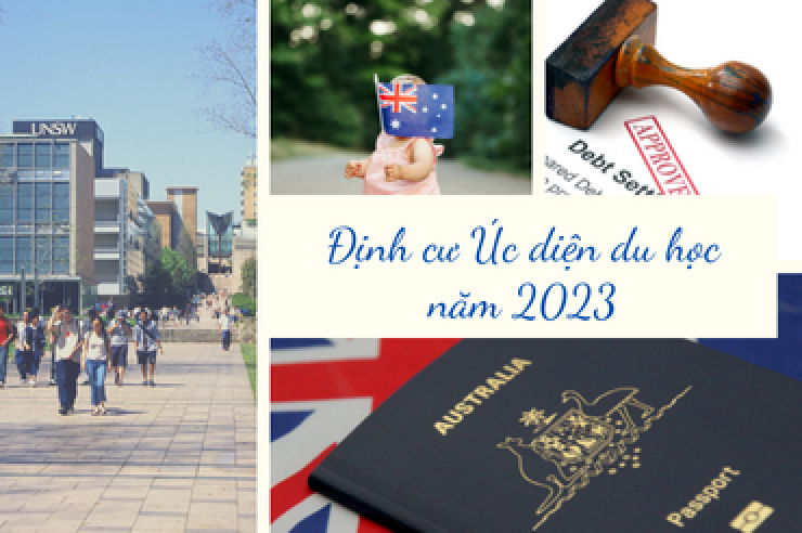 Định cư Úc diện du học năm 2023