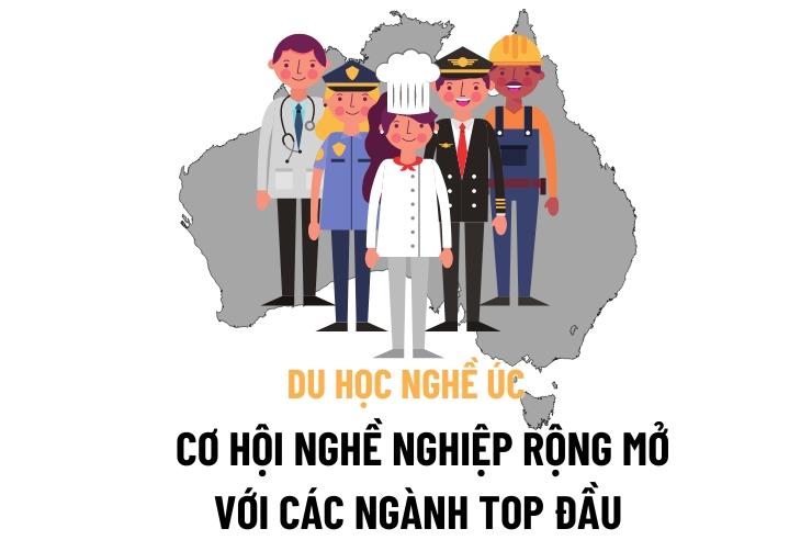 Du học nghề Úc - Cơ hội nghề nghiệp rộng mở với các ngành top đầu