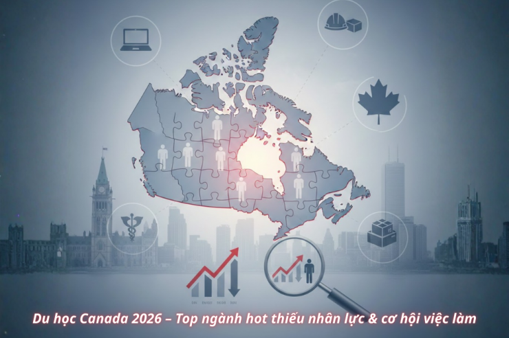 Du học Canada 2026 – Top ngành hot thiếu nhân lực & cơ hội việc làm