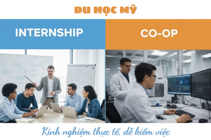 Du học Mỹ: Internship & Co-op – Kinh nghiệm thực tế, dễ kiếm việc