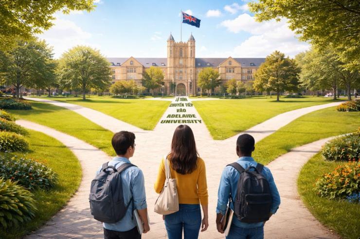 Lộ trình chuyển tiếp vào Adelaide University cho sinh viên du học Úc