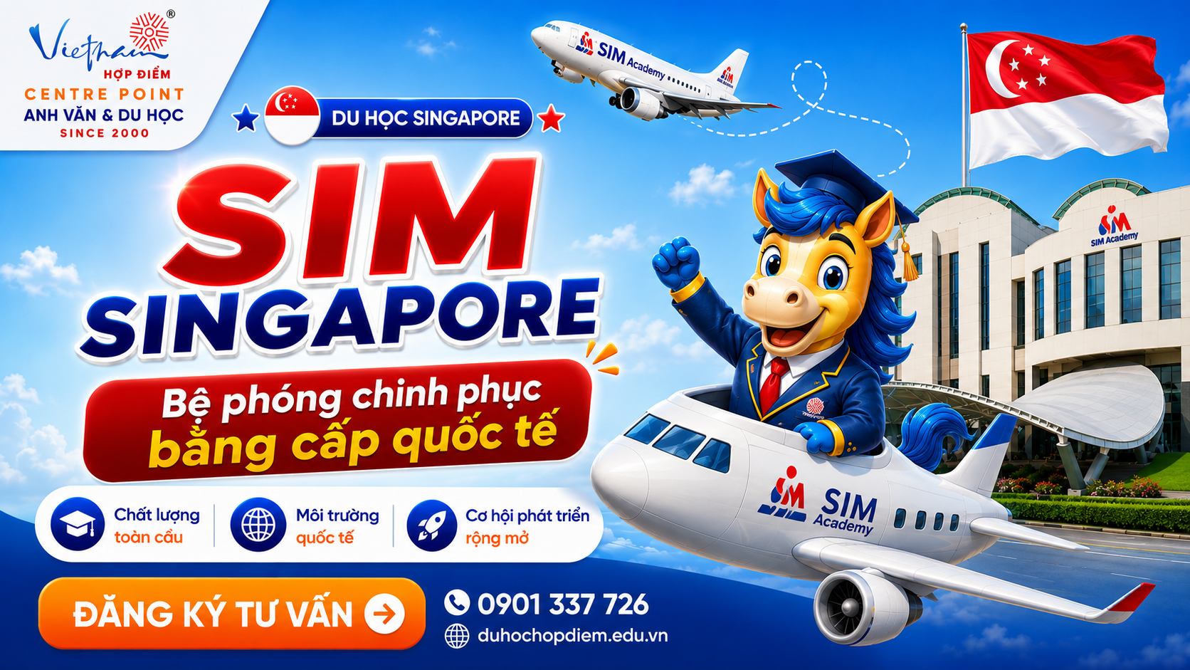 Du học SIM cùng Hợp Điểm