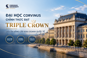 Đại Học Corvinus Chính Thức Đạt Triple Crown - Dấu Ấn Đẳng Cấp Kinh Doanh Quốc Tế