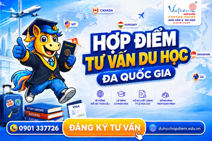 Dịch vụ tư vấn du học đa quốc gia Hợp Điểm