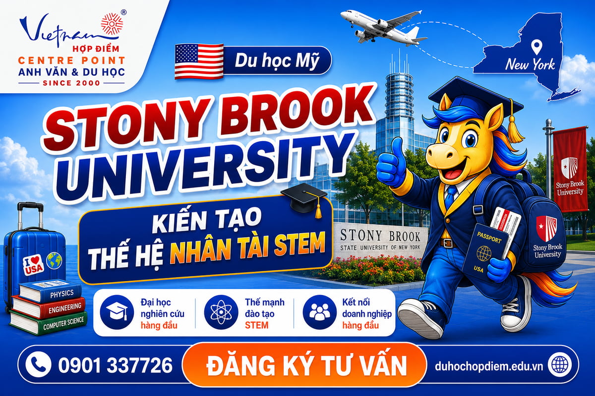 Du học Stony Brook University cùng Hợp Điểm