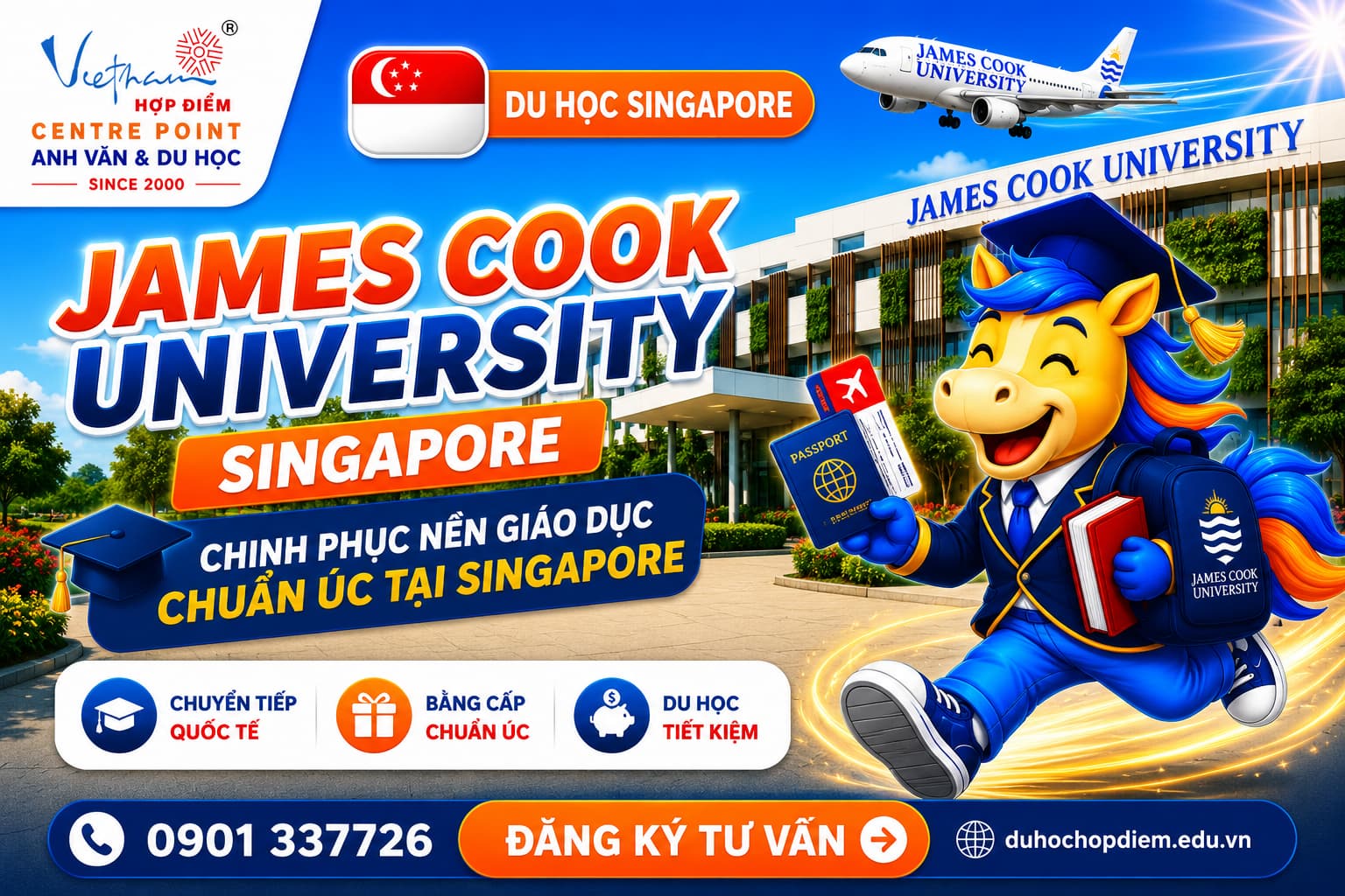 Du học JCU Singapore cùng Hợp Điểm