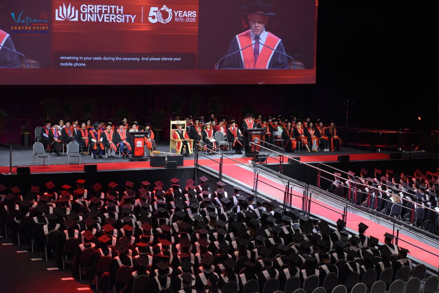 Buổi lễ tốt nghiệp tại Griffith University