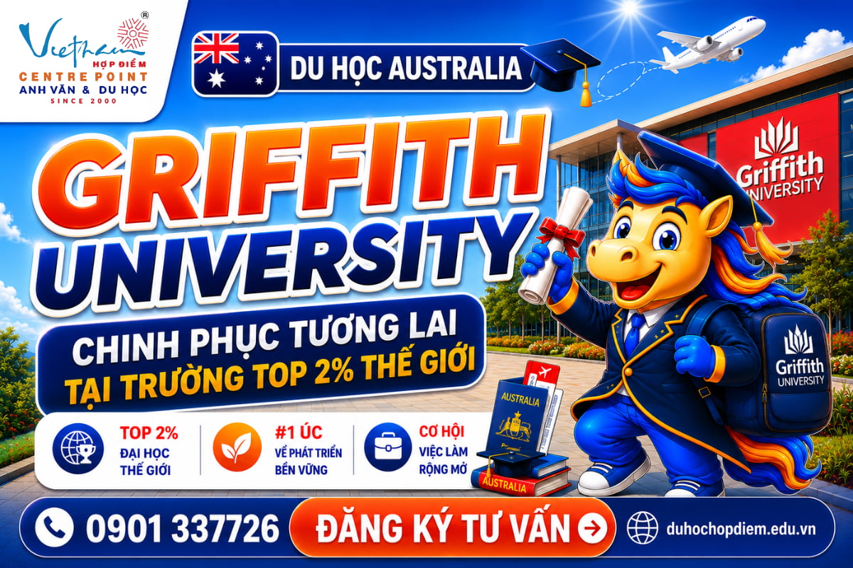 Du học Griffith University cùng Hợp Điểm