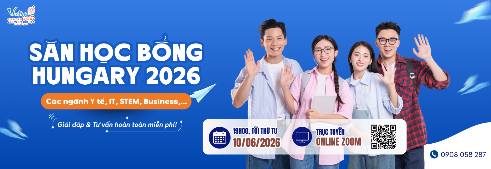 Banner Du học Hungary 2026