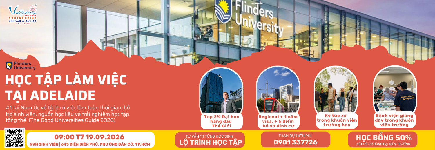 Sự kiện du học Flinders University