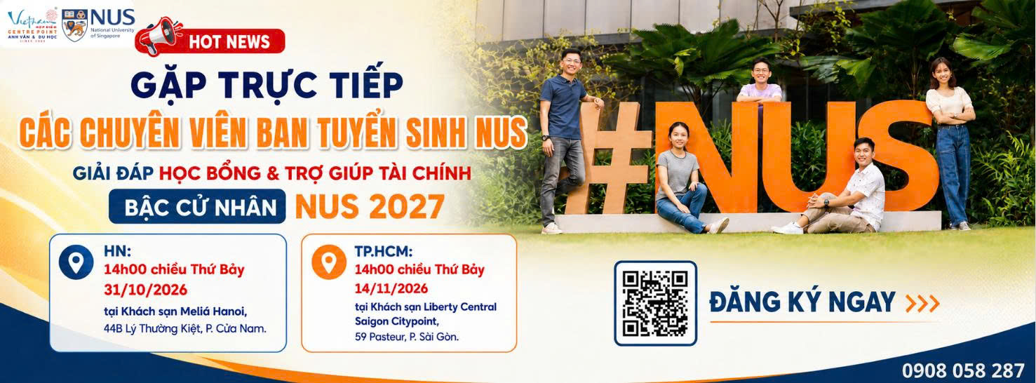 Sự kiện gặp trực tiếp lãnh đạo ban tuyển sinh NUS