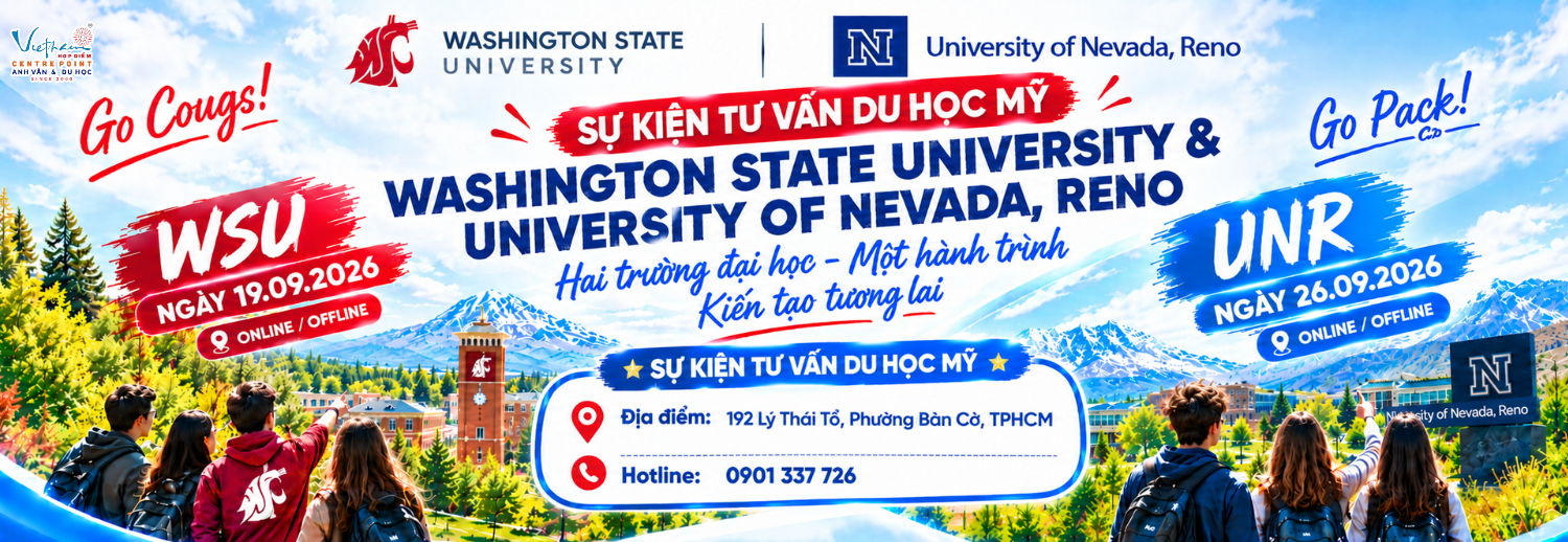Sự kiện tư vấn du học Mỹ WSU - UNR