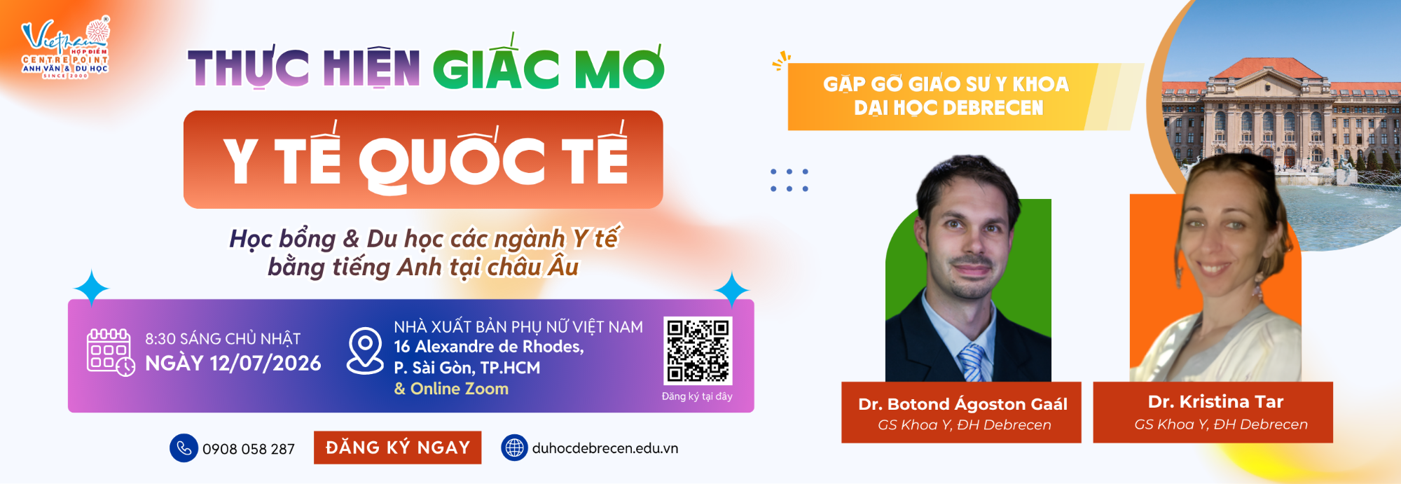 Sự kiện ngày 12/07/2026: Thực hiện giấc mơ Y tế Quốc tế