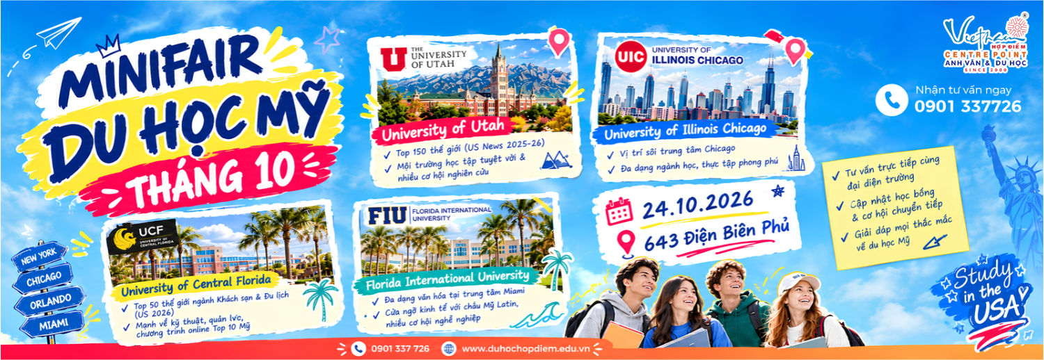 Minifair Du học Mỹ