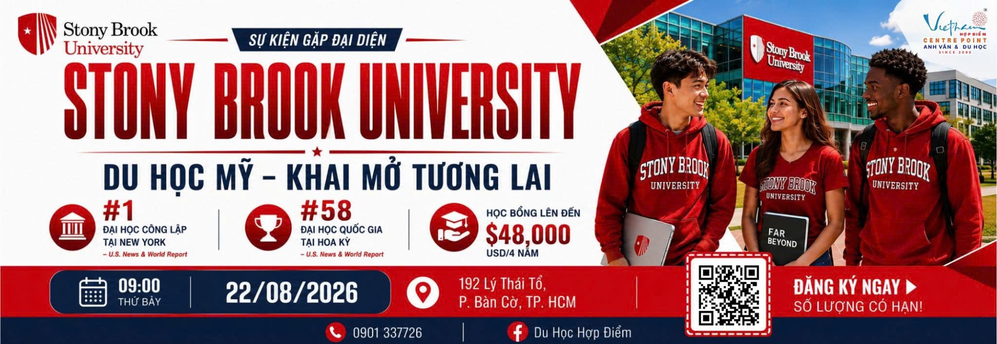 Sự kiện Stony Brook University 22/08/2026